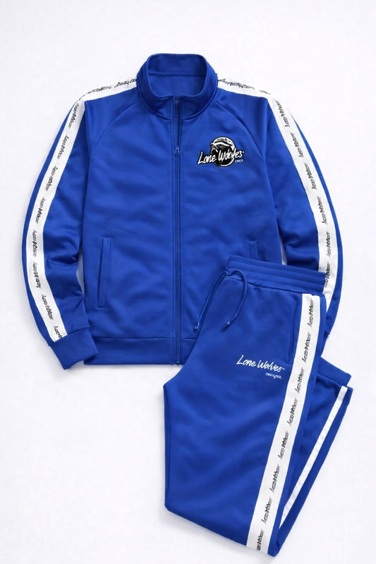 Royal Blue LONE WOLF premium Track Suit