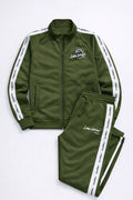 Army green LONE WOLF premium Track Suit