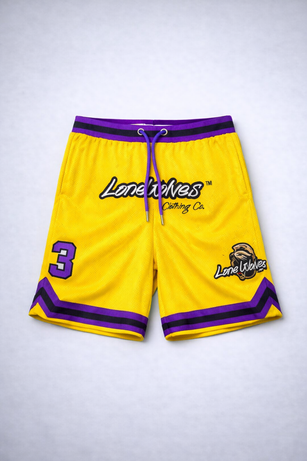 Laker's LONE WOLF premium shorts