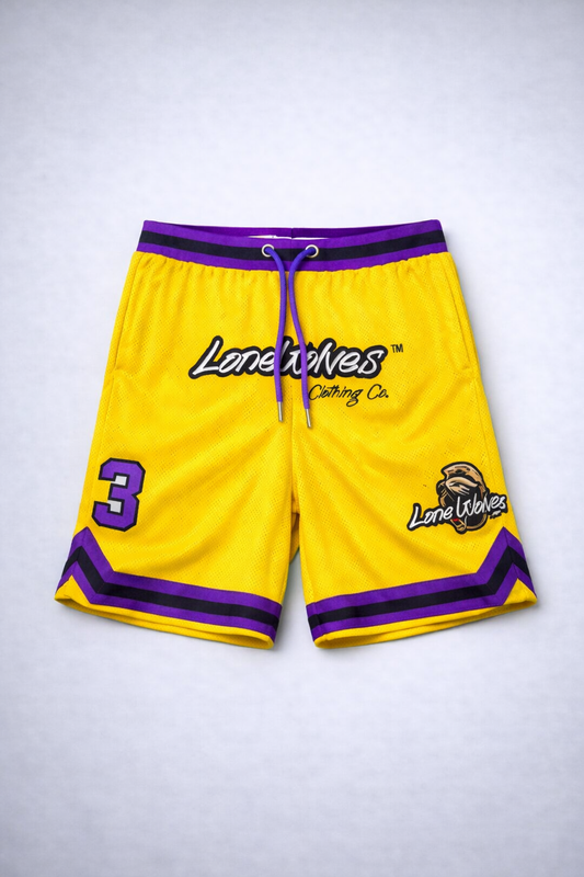 Laker's LONE WOLF premium Shorts